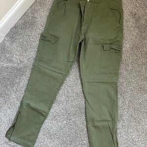 Women's Olive Cargo Pants